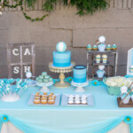 Blue Dessert Table